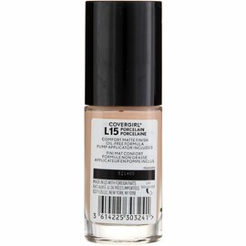 COVERGIRL Trublend Matte Made Liquid Foundation, L15 Porcelain, 1.01 Fl Oz, 2 Count