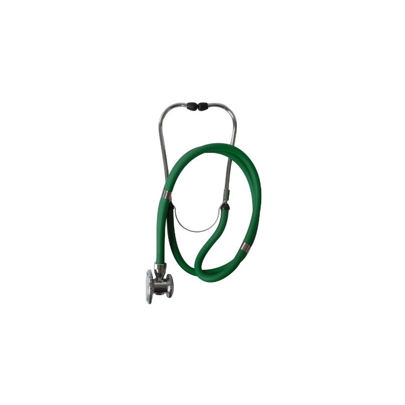 TIGA-MED Rappaport Stethoscope with Double Diaphragm Green / Includes Spare