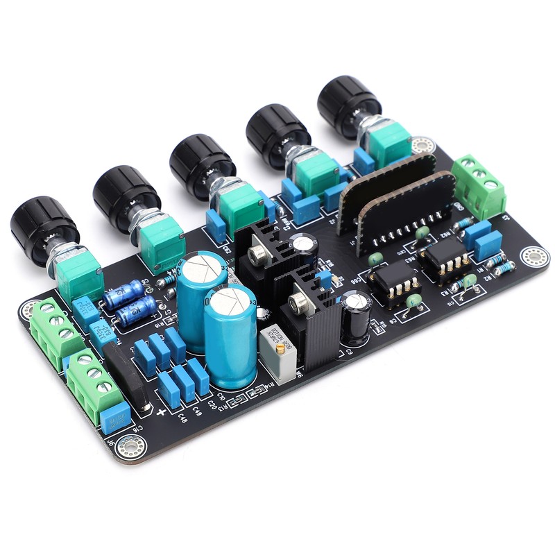 2604 AD827 Updated Stereo Preamp Tone Board Amplifier Volume Bass