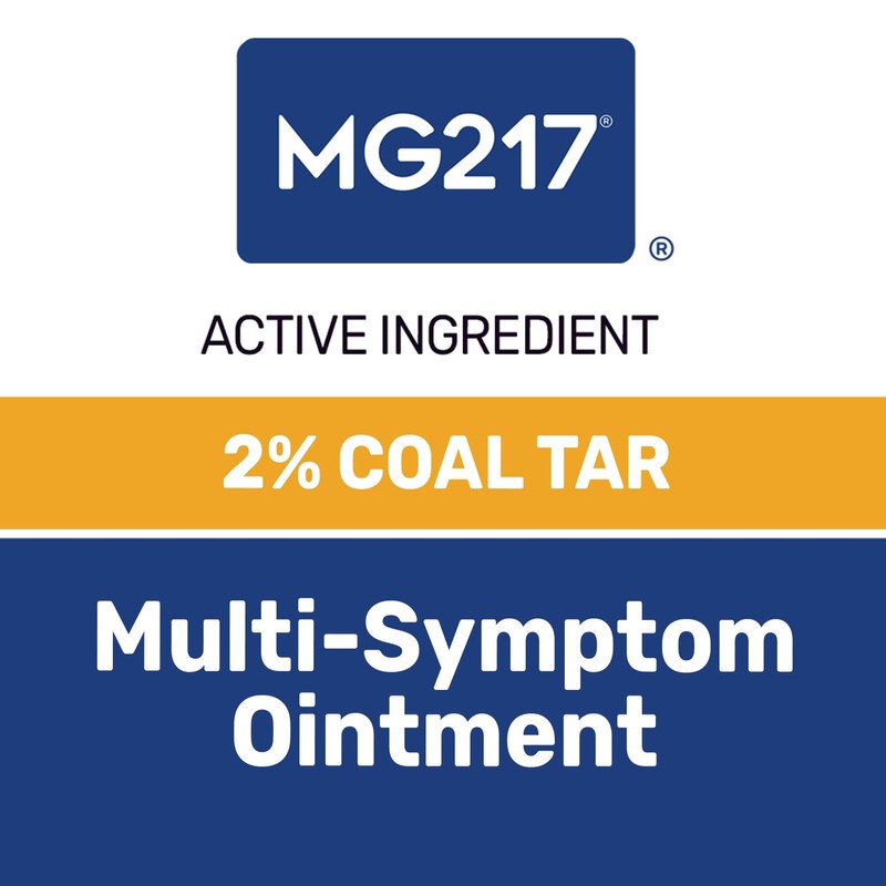 MG217 2% Coal Tar Ointment for Psoriasis, Extra Strength Multi-Symptom