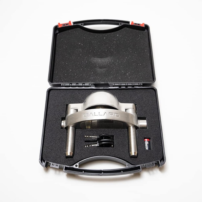 OX Lock - Anti-Theft Trailer Lock - 120DB Loud Alarm