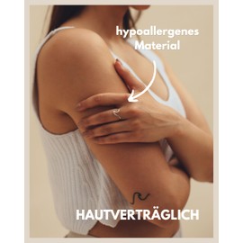 Good.Designs Wave Adjustable Women's Filigree Ring with Wave Trend Symbol Silver, Stainless Steel