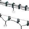 Marsui Christmas Light Clips Outdoor Gutter Hooks Weatherproof Outdoor Lights