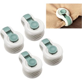6 Piezas Sujetadores De Sábanas De Plástico Clips Antideslizantes para Fijar Edredones Colchas Y Manteles En Hogar Y Cocina