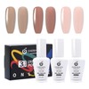 Kit Esmaltes Semipermanentes Gama De 3 Geles 15ml Cherimoya