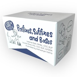 Bjorem Speech® Prefixes & Suffixes & Bases Card Deck – Vocabulary & Reading Comprehension Tool for Literacy, Classrooms & Home Learning Instruction
