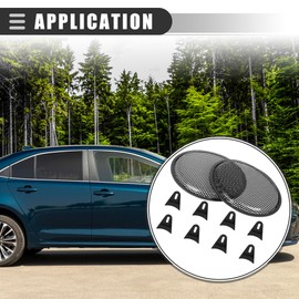 Motoforti Universal Car Speaker Subwoofer Waffle Grill Cover, 10 In, 2pcs