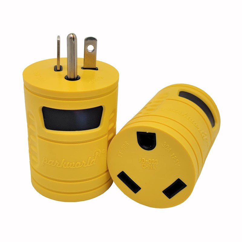 Parkworld 692347 Generator 20 AMP to RV 30A Power Adapter