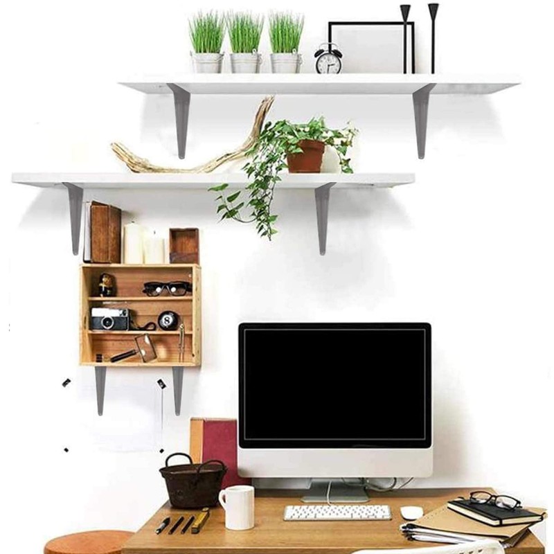 Wideskall® Metal 8" x 10" inch Wall Corner Angle Shelving