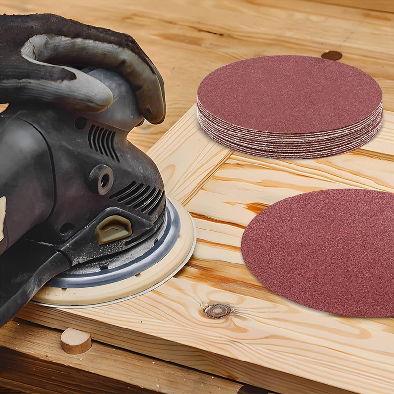 SenmaiTools Pack of 30 Sanding Discs 180 mm Velcro, Grit