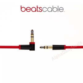 Beats by Dr. Dre Genuine OEM Beats by Dr. Dre Replacement Red Audio Cable with 3.5mm Jack