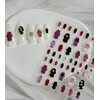 2 Sheets Cute 3D Sanitary Pad Nail Art Stickers (Dark