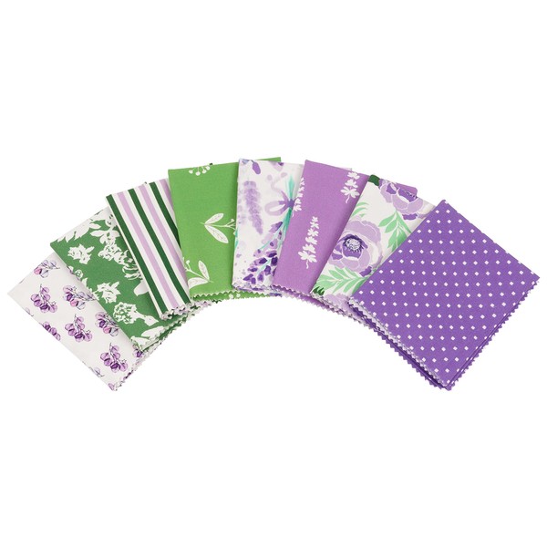Soimoi 8 Pc Fat Quarter Bundle-Florals Print 18"x 22" DIY