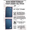 Multi-Function Magnetic Golf Towel with Wash Pocket, Magna-Anchor Technology, Waffle