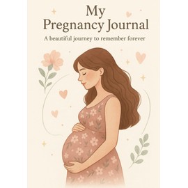 My Pregnancy Journal | Elegant Black Lined Keepsake Notebook with Stars & Baby Footprints: Unique Pregnancy Memory Book for Expecting Mothers | Perfect Baby Shower Gift for Moms-to-Be (120 Pages)