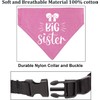HDGDT Big Sister Dog Bandana Collar, Pregnancy Announcement Dog Bandana,