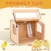 JOGEPEYO Chick Brooder Box, Brooder Box for Chicks, Pine,Quail Cage,