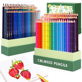Arrtx - Juego de 126 lápices de colores, lápices de colores de núcleo suave para adultos, para colorear, dibujar, difuminar, sombrear y hacer bocetos, lápices de colores, suministros de arte para