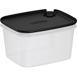 Thermos KC-SA800 BK My Food Container, Square Shape, 28.7 fl oz (800 ml), Black