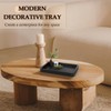 Cathyeen Concrete Decorative Tray for Coffee Table Decor, 14" Coffee
