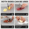 GR1 Pure Titanium Cutting Board for Kitchen Ultra-Durable, Lightweight, Dishwasher