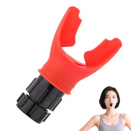 Parhumsin Breathing Muscle Lung Capacity Training Strengthen Breathing Training Equipment with Japanese Instructions (Red)