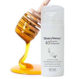 Proyu Cosmetics Co., Ltd. Let's Cure Honey Bunny 40 Propol.Less Ampoule Honey Cosmetics Skin Barrier Ampoule Honey Ampoule Vitamin Ampoule / 레츠큐어 허니버니 40 프로폴.리스앰플 꿀화장품 피부장벽앰플 벌꿀앰플 비타민앰플