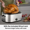 Sunvivi 24 Quart Electric Roaster with Removable Pan,Electric Turkey Roaster