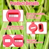 4Pcs Runner Bean Slicer, Runner Bean Stringer, Manual Vegetable Prep