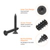 Sourcing Map 40Pcs Black Flat Head Torx Screws, M5 x