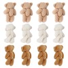 12 Pcs Mini Stuffed Bears Comfortable Soft Cute Mini Teddy