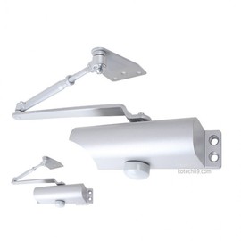Entrance Door Closer - Straight Type, Ceiling Mount with Adjustable Closing Speed Straight Bracket Door Closer