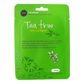 Celavi Essence Facial Mask Paper Sheet Korea Skin Care Moisturizing 24 Pack (Tea Tree)