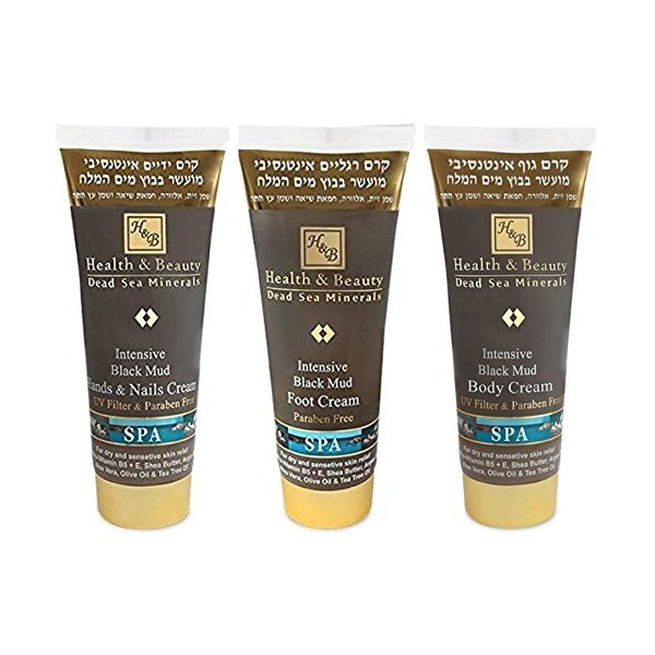Health & Beauty Sets Natural Black Mud triple Body care set by Dead Sea