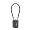 4 Digit Cable Combination Lock 7.1 inches Bold Cable for
