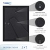 Icona Bay 5x7 Picture Frames (Black, 12 Pack), Beautifully Detailed
