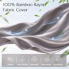 ZonLi Weighted Body Pillow 8.5 lbs, Cooling Bamboo Rayon Cover,