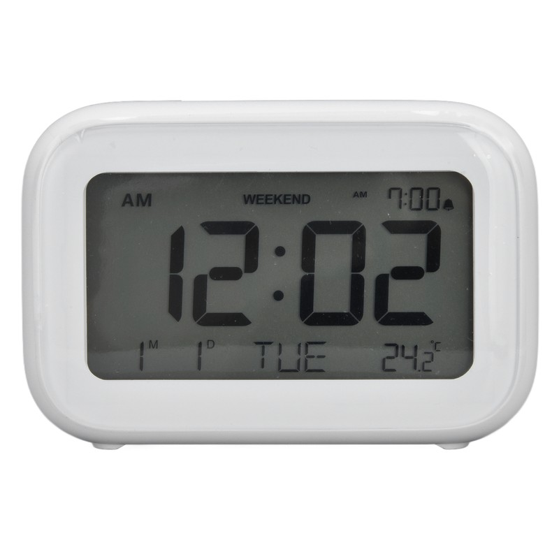 Mini Digital Alarm Clock with LCD Screen Snooze Function 12H