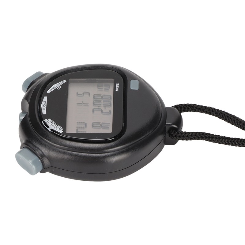 Electronic Stopwatch Multifunctional 2 Lines Show Digital Sports Timer for