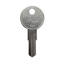 Ilco 1640 Key blank, Larson LD2, Nickel Plated (10-Pack)
