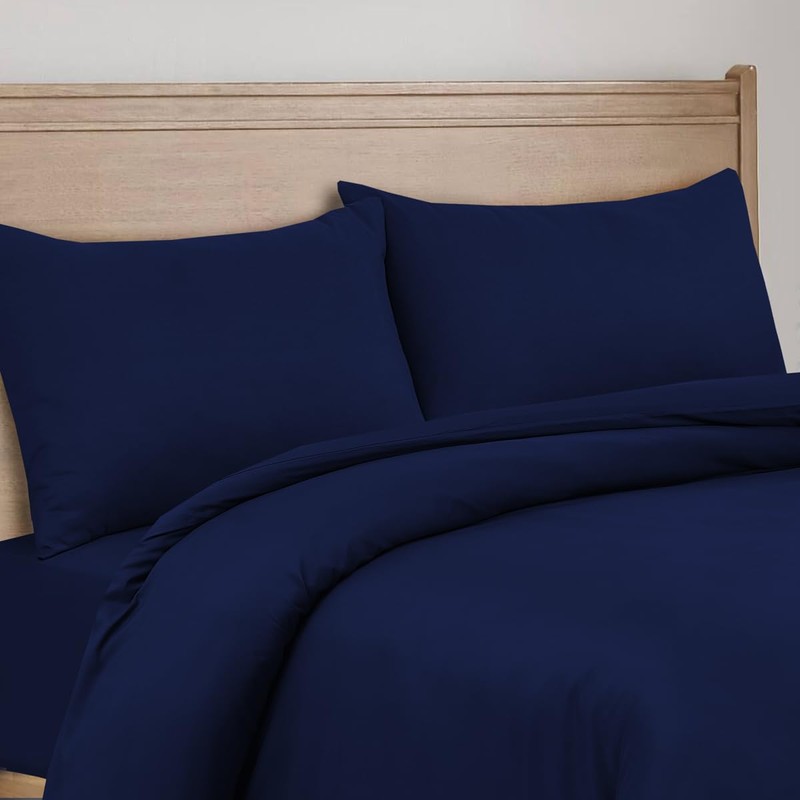 Hadi London Microfibre Duvet Cover Set Single Double King Soft