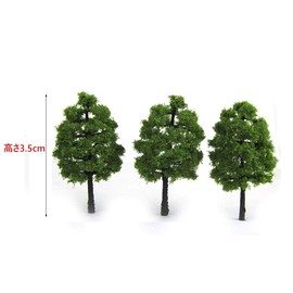 1.4 inches (3.5 cm) 60 Sticks for Model Railroad Tree Forest N Gauge Diorama Structure Railroad Construction Model Landscape Dark Green