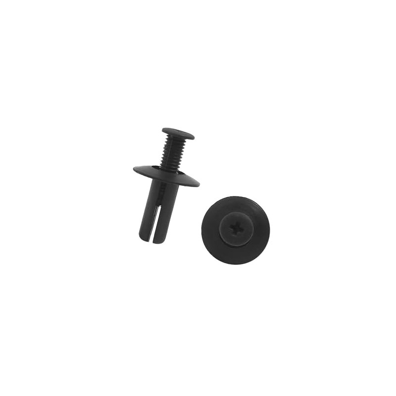 Hihaha 50 Pcs 8mm Hole Plastic Rivets Fastener Fender Bumper