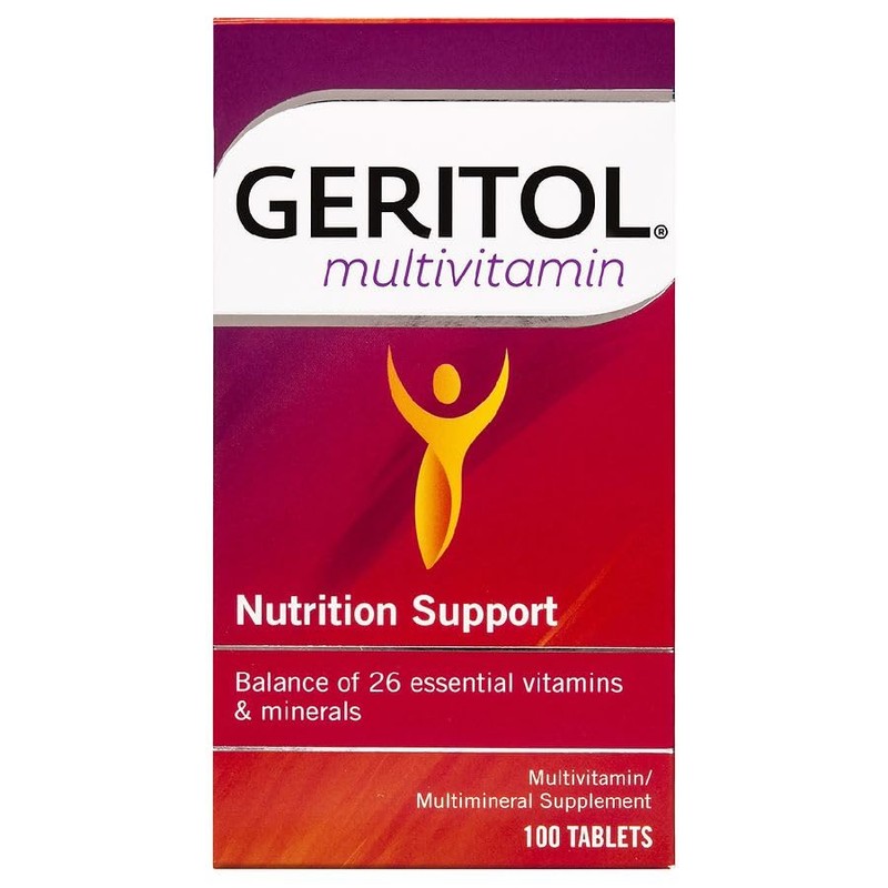 Geritol Multivitamin Nutritional Support - 100 Tablets