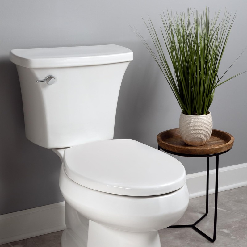 Mayfair Greenleaf Modern Toilet Seat, Recycled Plastic, Slow Close, Easy