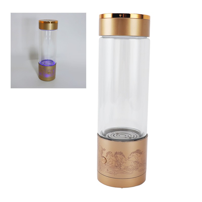350ml Hydrogen Water Bottle Portable Hydrogen Water Ionizer Machine Hydrogen