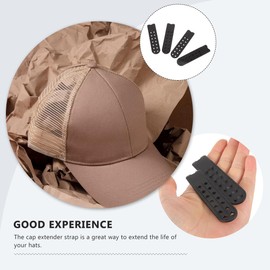 EXCEART Adjustable Hat Extender 10 Pairs Extension Repair Breasted Hat Single Row Extender Double Row Hat Button Suite Cap Adjustable Snap-back Chinstrap
