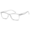 Eyekepper Women's Stylish Readers Comfortable Reading Glasses Men Transparent Frame