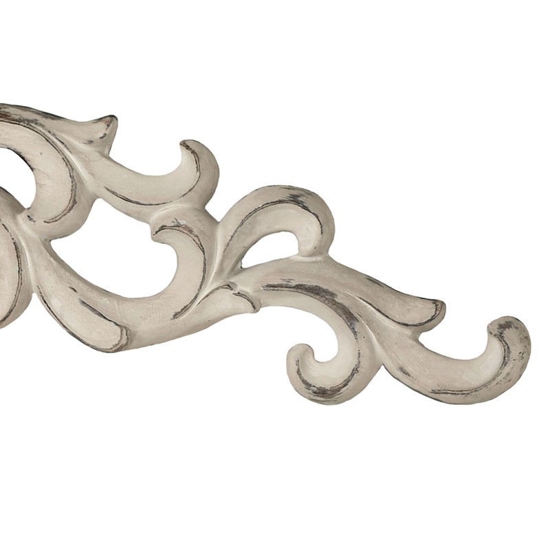 Adaire Weathered Ivory Wall Topper - 26 Inches Wide
