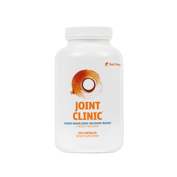 SaltWrap Joint Clinic - Joint Health Multivitamin Supplement - Tendon, Ligament, Cartilage Support – with Cissus, C3 Curcumin Turmeric, Type 2 Collagen, 224 Capsules